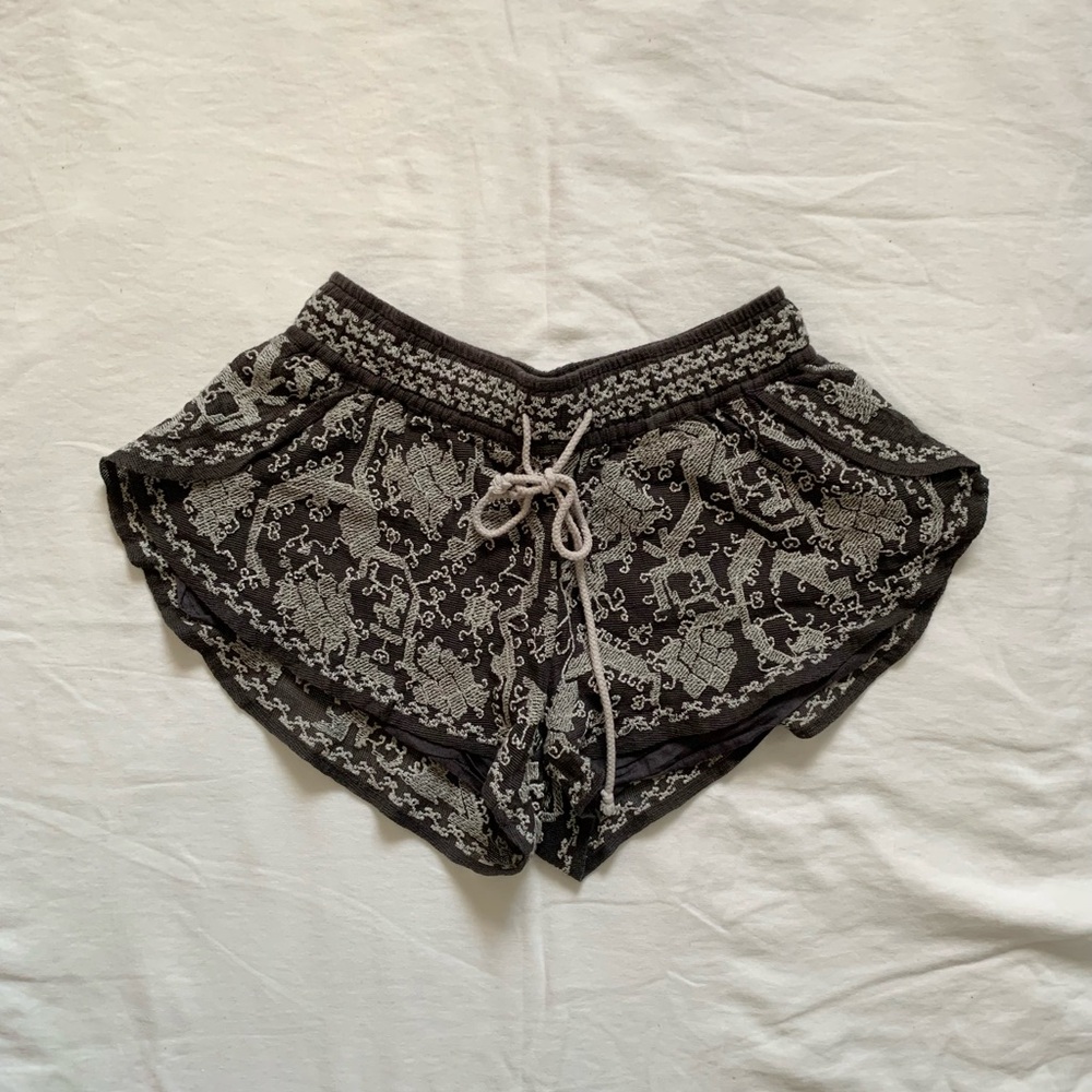 Urban Outfitters Ecote embroidered flutter shorts
